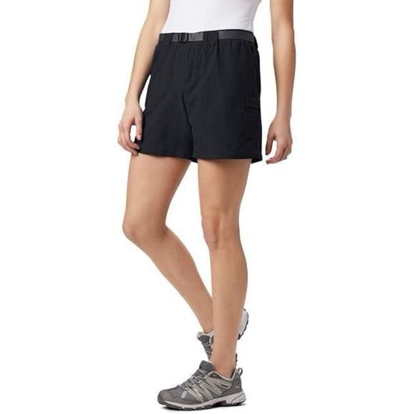 Columbia Women's Sandy River Cargo Short black size 6 - Picture 1 of 9